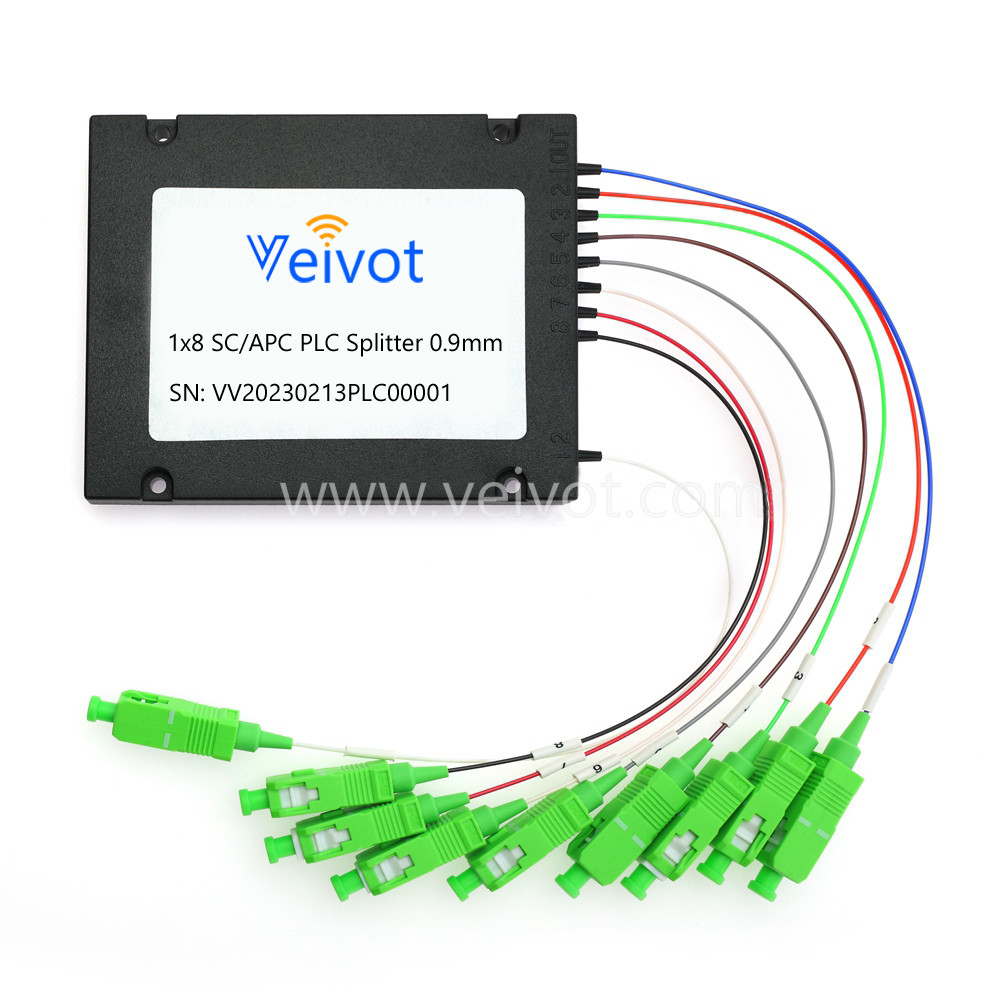 1x8 SC-UPC ABS Box Type PLC Splitter 0,1x8 SC-UPC ABS Box Type PLC Splitter 0,,