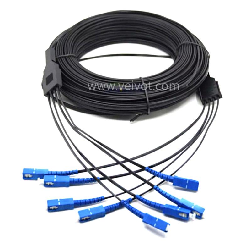 SC-SC SM 4FO Duplex FTTH Drop Cable Patch Cord