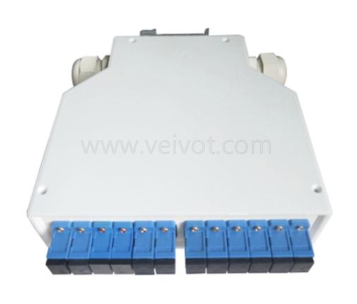 Din Rail Mounting Mini Patch Panel - Plastic