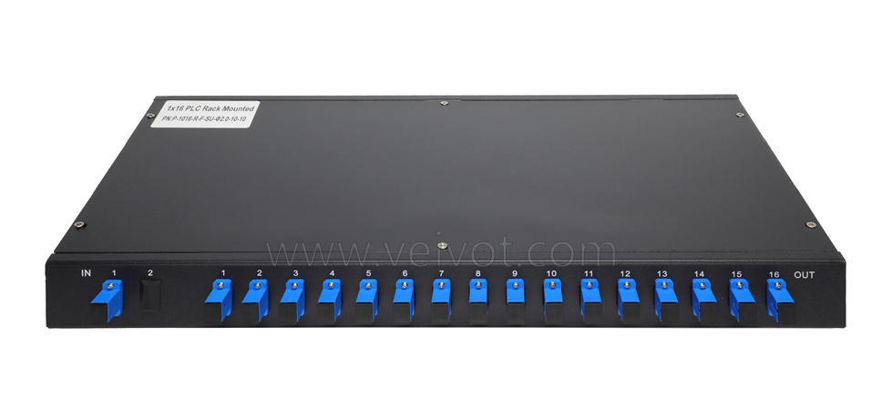 1 to 16 SC-UPC rack mount plc splitter - Veivot