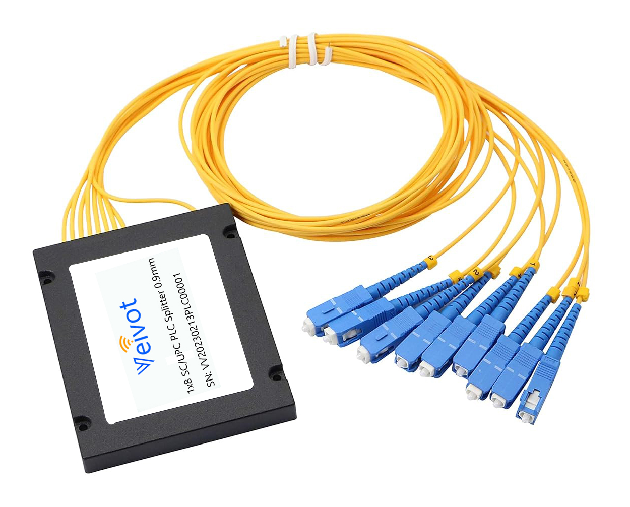 1x8 SC UPC APC Optical PLC Splitter Module 2